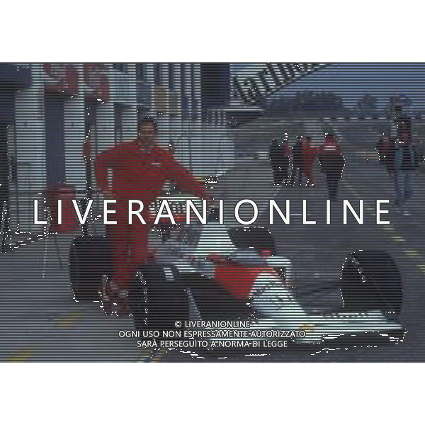 RETROSPETTIVA GERHARD BERGER PILOTA F1 NELLA FOTO GERHARD BERGER NEL 1990 CON LA MC LAREN AG ALDO LIVERANI SAS