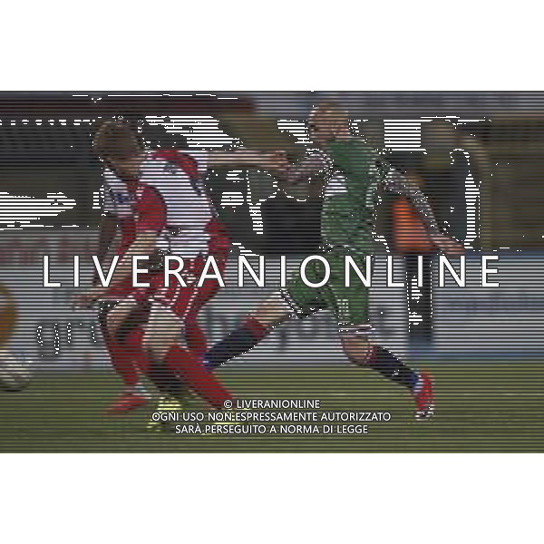 Rimini - Sambenedettese Campionato di calcio serie C girone B - 20/04/2019 nella foto: goal Ilari Carlo (Sambenedettese) ©Claudio Zamagni/Agenzia Aldo Liverani s.a.s.