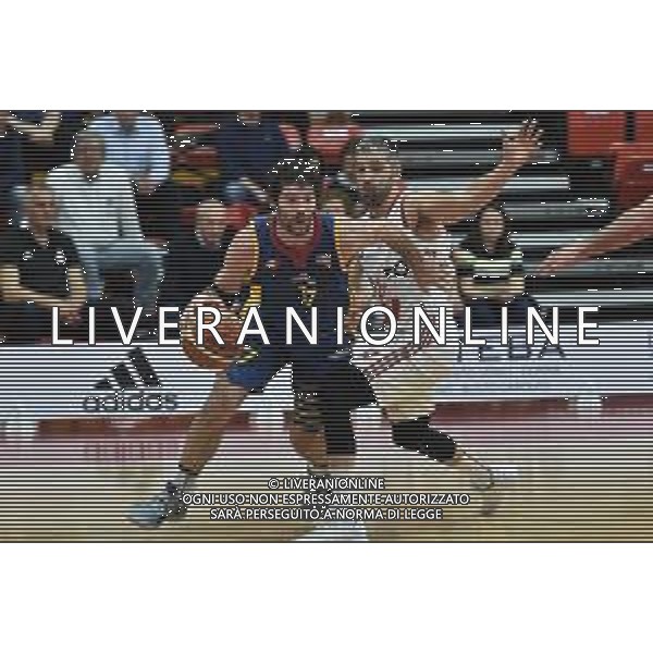 Legnano (MI) - 20 aprile 2019 Campionato Serie A2 girone ovest Legnano Basket Knights vs Virtus Roma nella foto Roberto Prandin SX e Michele Ferri DX foto Roberto Garavaglia