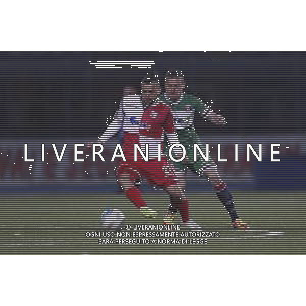 Rimini - Sambenedettese Campionato di calcio serie C girone B - 20/04/2019 nella foto: Candido Roberto (Rimini fc) Signori Francesco (Sambenedettese) ©Claudio Zamagni/Agenzia Aldo Liverani s.a.s.