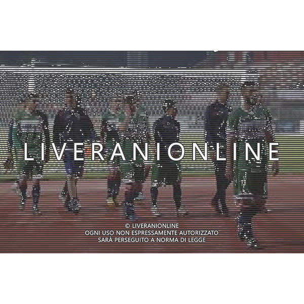 Rimini - Sambenedettese Campionato di calcio serie C girone B - 20/04/2019 nella foto: delusione sambenedettese ©Claudio Zamagni/Agenzia Aldo Liverani s.a.s.