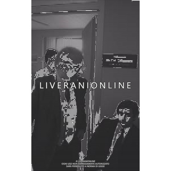 08-05-1987 MILANO PROCESSO CRAC BANCO AMBROSIANO NELLA FOTO MARIO DAVOLI DEPONE IN AULA COME TESTIMONE AG ALDO LIVERANI SAS 