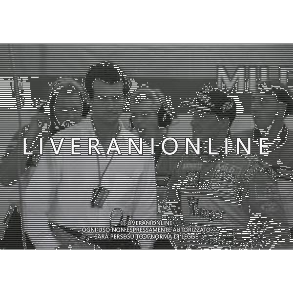 RETROSPETTIVA MICHEAL SCHUMACHER PILOTA F1 NELLA FOTO MICHAEL SCHUMACHER A MONZA NELL\'ANNO 1995 CON ALESSANDRO BENETTON AG ALDO LIVERANI SAS