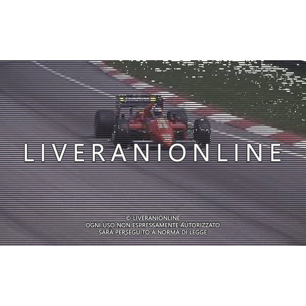 RETROSPETTIVA STEFAN JOHANSSON PILOTA F1 -1986 NELLA FOTO STEFAN JOHANSSON CON LA FERRARI AG ALDO LIVERANI SAS  