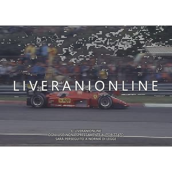 RETROSPETTIVA STEFAN JOHANSSON PILOTA F1 -1985 NELLA FOTO STEFAN JOHANSSON CON LA FERRARI AG ALDO LIVERANI SAS 