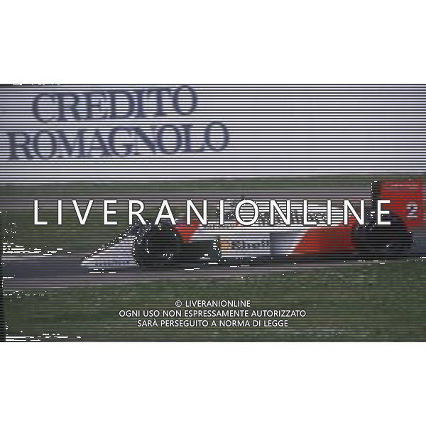 RETROSPETTIVA STEFAN JOHANSSON PILOTA F1 -1987 NELLA FOTO STEFAN JOHANSSON CON LA MC LAREN AG ALDO LIVERANI SAS  