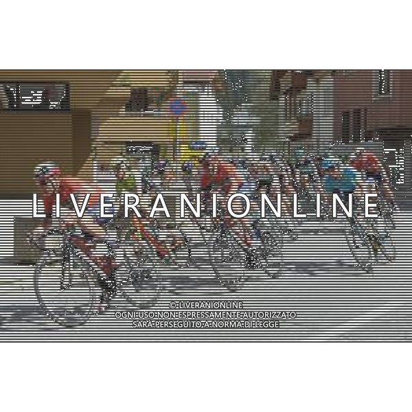 22-04-2019 Tour Of The Alps; Tappa 01 Kufstein - Kufstein; 2019, Bahrain - Merida; 2019, Astana; 2019, Neri Sottoli - Selle Itala Ktm; Pernsteiner, Hermann; Nibali, Vincenzo; Cataldo, Dario; Gabburo, Davide; Kufstein; ©SIROTTI / AGENZIA ALDO LIVERANI SAS