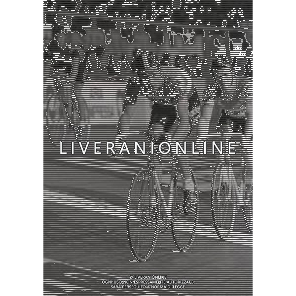 RETROSPETTIVA RENE\' PIJNEN CICLISTA 1982 NELLA FOTO RENE\' PIJNEN CON FRANCECO MOSER AG ALDO LIVERANI SAS