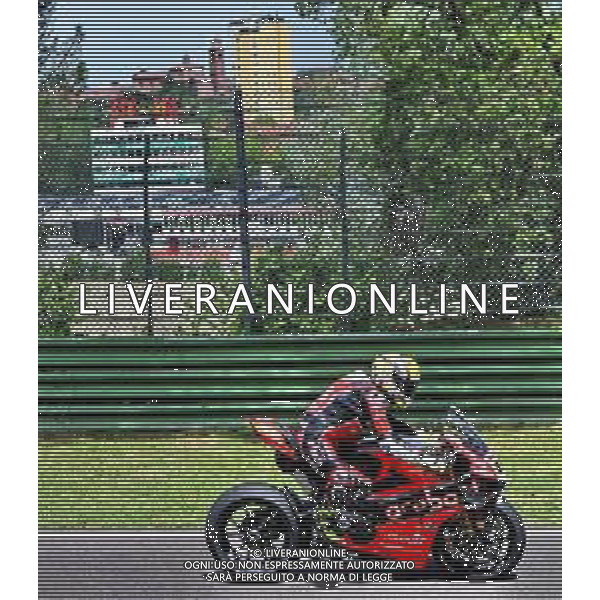 IMOLA 24 04 2019 DUCATI SUPERBIKE PROVE LIBERE CON ALVARO BAUTISTA E CHAZ DAVIES NELLA FOTO ALVARO BAUTISTA FOTO GIANNI SANNA-AG ALDO LIVERANI SAS