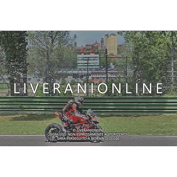 IMOLA 24 04 2019 DUCATI SUPERBIKE PROVE LIBERE CON ALVARO BAUTISTA E CHAZ DAVIES NELLA FOTO CHAZ DAVIES FOTO GIANNI SANNA-AG ALDO LIVERANI SAS