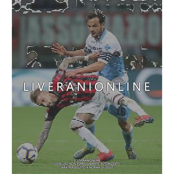 Coppa Italia TIM Cup 2018/2019 Semifinale Ritorno Milano - 24.04.2019 Milan-Lazio Nella Foto: Marco Parolo e Samu Castillejo /Ph.Vitez-Ag. Aldo Liverani