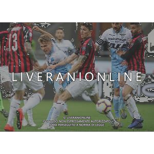Coppa Italia TIM Cup 2018/2019 Semifinale Ritorno Milano - 24.04.2019 Milan-Lazio Nella Foto: ciro immobile prova il tiro /Ph.Vitez-Ag. Aldo Liverani