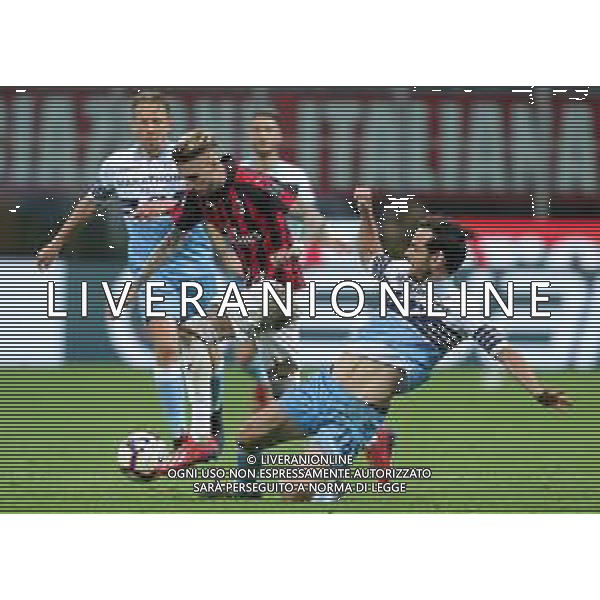 Coppa Italia TIM Cup 2018/2019 Semifinale Ritorno Milano - 24.04.2019 Milan-Lazio Nella Foto: Samu Castillejo e Marco Parolo /Ph.Vitez-Ag. Aldo Liverani