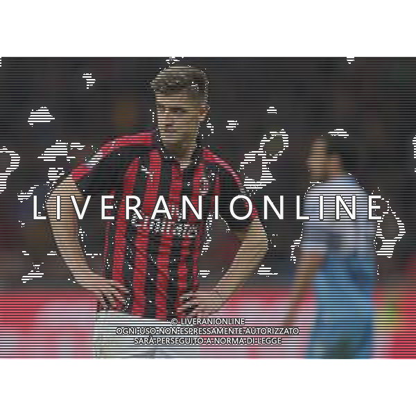 Coppa Italia TIM Cup 2018/2019 Semifinale Ritorno Milano - 24.04.2019 Milan-Lazio Nella Foto: Krzysztof Piatek /Ph.Vitez-Ag. Aldo Liverani