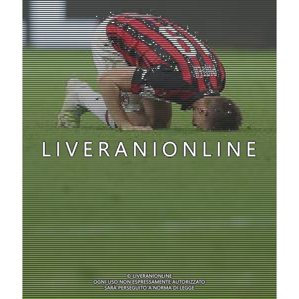Coppa Italia TIM Cup 2018/2019 Semifinale Ritorno Milano - 24.04.2019 Milan-Lazio Nella Foto: Krzysztof Piatek delusione /Ph.Vitez-Ag. Aldo Liverani