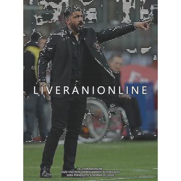 Coppa Italia TIM Cup 2018/2019 Semifinale Ritorno Milano - 24.04.2019 Milan-Lazio Nella Foto:Gennaro Gattuso /Ph.Vitez-Ag. Aldo Liverani