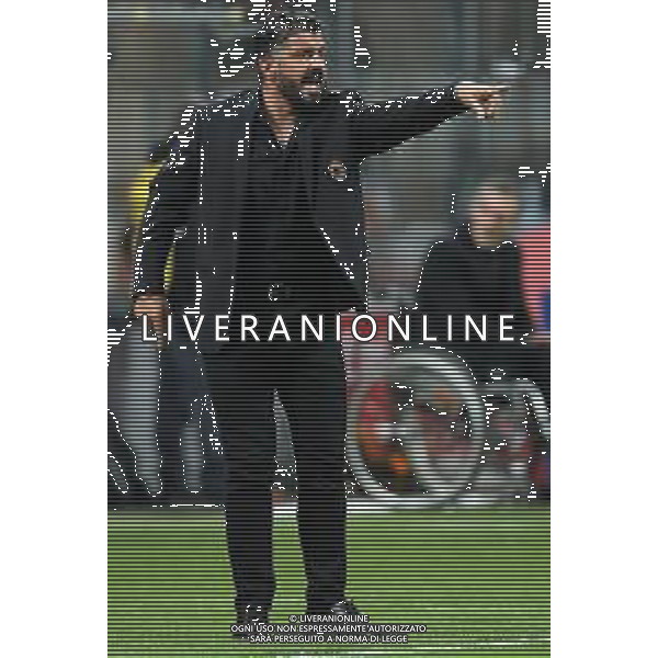 Coppa Italia TIM Cup 2018/2019 Semifinale Ritorno Milano - 24.04.2019 Milan-Lazio Nella Foto:Gennaro Gattuso /Ph.Vitez-Ag. Aldo Liverani
