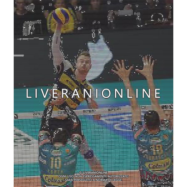 MODENA 25 04 2019 AZIMUT LEO SHOES MODENA-SIR SAFETY CONAD PERUGIA A1 PALLAVOLO NELLA FOTO IVAN ZAYTSEV MODENA FOTO GIANNI SANNA-AG ALDO LIVERANI SAS