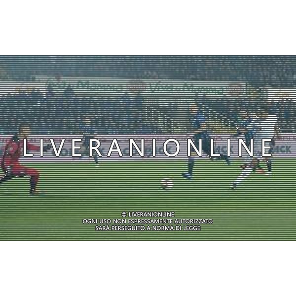Coppa Italia TIM Cup 2018/2019 Semifinale Ritorno Bergamo - 25.04.2019 Atalanta-Fiorentina Nella Foto: il gol di luis muriel /Ph.Vitez-Ag. Aldo Liverani