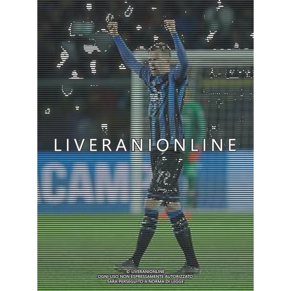 Coppa Italia TIM Cup 2018/2019 Semifinale Ritorno Bergamo - 25.04.2019 Atalanta-Fiorentina Nella Foto: esultanza dopo il gol su rigore di Josip Ilicic /Ph.Vitez-Ag. Aldo Liverani