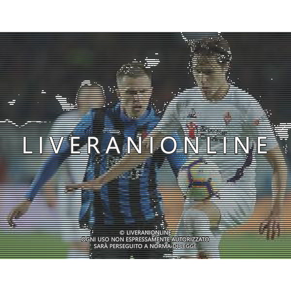 Coppa Italia TIM Cup 2018/2019 Semifinale Ritorno Bergamo - 25.04.2019 Atalanta-Fiorentina Nella Foto: federico chiesa e josip ilicic /Ph.Vitez-Ag. Aldo Liverani