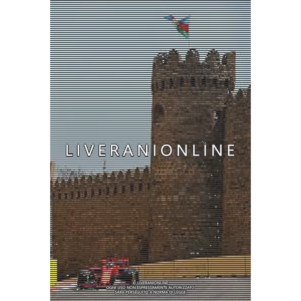 Sebastian Vettel (GER) Ferrari SF90. 26.04.2019. Formula 1 World Championship, Rd 4, Azerbaijan Grand Prix, Baku Street Circuit, Azerbaijan, Practice Day. AG ALDO LIVERANI SAS-ONLY ITALY