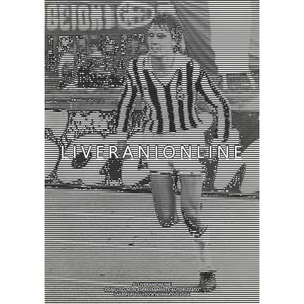 RETROSPETTIVA MARCO TARDELLI CALCIATORE NELLA FOTO MARCO TARDELLI CON LA MAGLIA DELLA JUVENTUS AG ALDO LIVERANI SAS