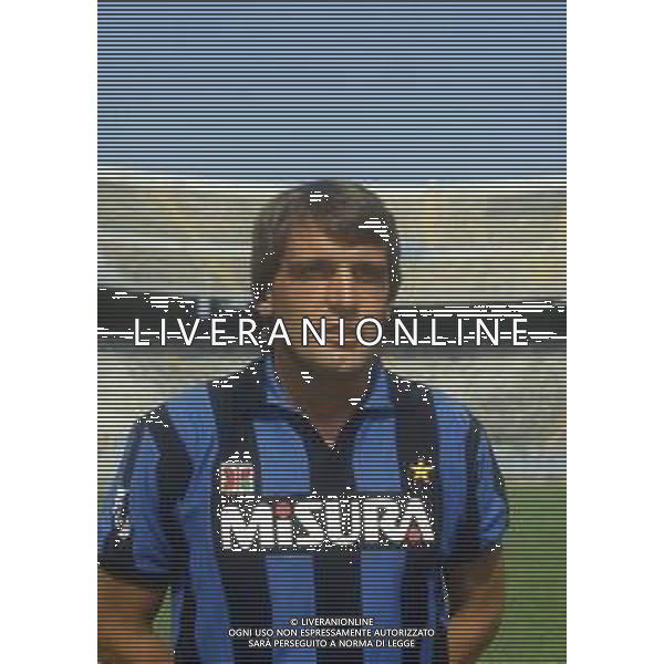 RETROSPETTIVA MARCO TARDELLI CALCIATORE NELLA FOTO MARCO TARDELLI CON LA MAGLIA DELL\'INTER 1985-1986 AG ALDO LIVERANI SAS 