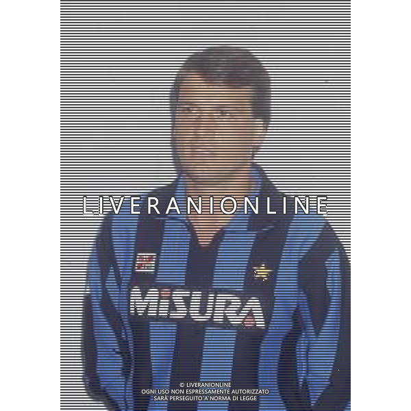 RETROSPETTIVA MARCO TARDELLI CALCIATORE NELLA FOTO MARCO TARDELLI CON LA MAGLIA DELL\'INTER 1985-1986 AG ALDO LIVERANI SAS 