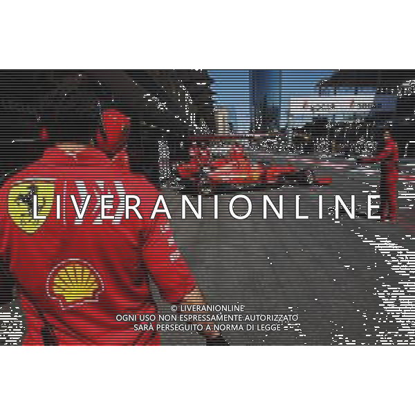Charles Leclerc (MON) Ferrari SF90 leaves the pits. 27.04.2019. Formula 1 World Championship, Rd 4, Azerbaijan Grand Prix, Baku Street Circuit, Azerbaijan, Qualifying Day. AG ALDO LIVERANI SAS-ONLY ITALY