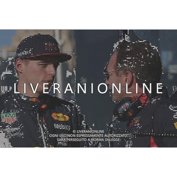 Max Verstappen (NLD), Red Bull Racing and Christian Horner (GBR), Red Bull Racing Team Principal 27.04.2019. Formula 1 World Championship, Rd 4, Azerbaijan Grand Prix, Baku Street Circuit, Azerbaijan, Qualifying Day. AG ALDO LIVERANI SAS-ONLY ITALY