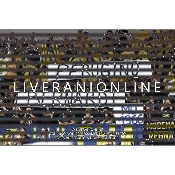 MODENA 25 04 2019 MODENA-PERUGIA 3-0 GARA 4 SEMIFINALE DEL CAMPIONATO NELLA FOTO PUBBLICO MODENA ©SANNA / AGENZIA ALDO LIVERANI SAS