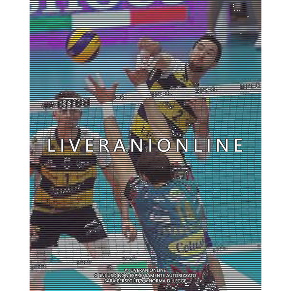 MODENA 25 04 2019 MODENA-PERUGIA 3-0 GARA 4 SEMIFINALE DEL CAMPIONATO NELLA FOTO KEVIN TILLIE MODENA ©SANNA / AGENZIA ALDO LIVERANI SAS