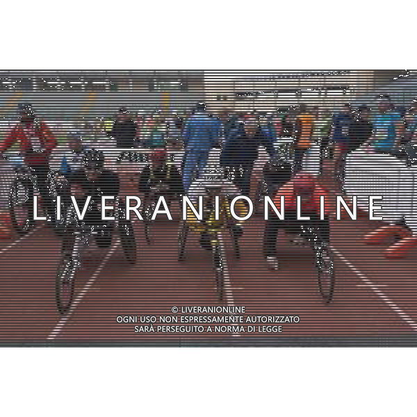 Atletica: Padova Marathon 2019, Maratona di Padova 28 aprile 2019 nela foto Partenza HandBike ©Alessio Marini / AGENZIA ALDO LIVERANI SAS
