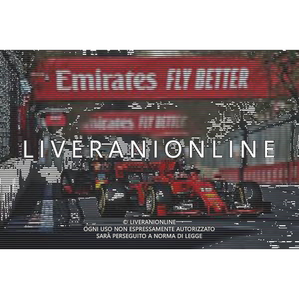 Charles Leclerc (MON) Ferrari SF90. 28.04.2019. Formula 1 World Championship, Rd 4, Azerbaijan Grand Prix, Baku Street Circuit, Azerbaijan, Race Day. AG ALDO LIVERANI SAS-ONLY ITALY