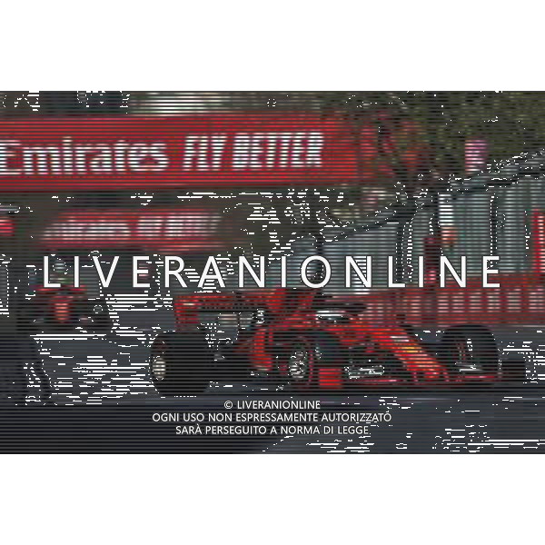 Sebastian Vettel (GER) Ferrari SF90. 28.04.2019. Formula 1 World Championship, Rd 4, Azerbaijan Grand Prix, Baku Street Circuit, Azerbaijan, Race Day. AG ALDO LIVERANI SAS-ONLY ITALY