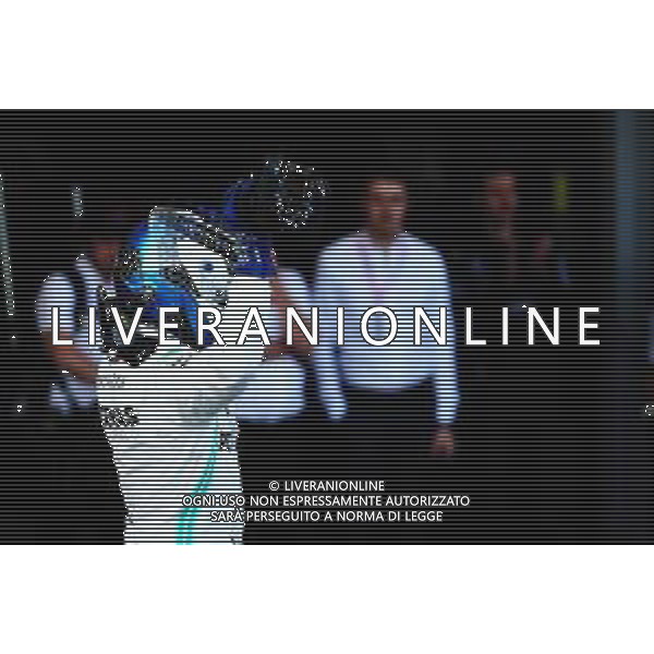 Race winner Valtteri Bottas (FIN) Mercedes AMG F1 celebrates in parc ferme. 28.04.2019. Formula 1 World Championship, Rd 4, Azerbaijan Grand Prix, Baku Street Circuit, Azerbaijan, Race Day. AG ALDO LIVERANI SAS-ONLY ITALY