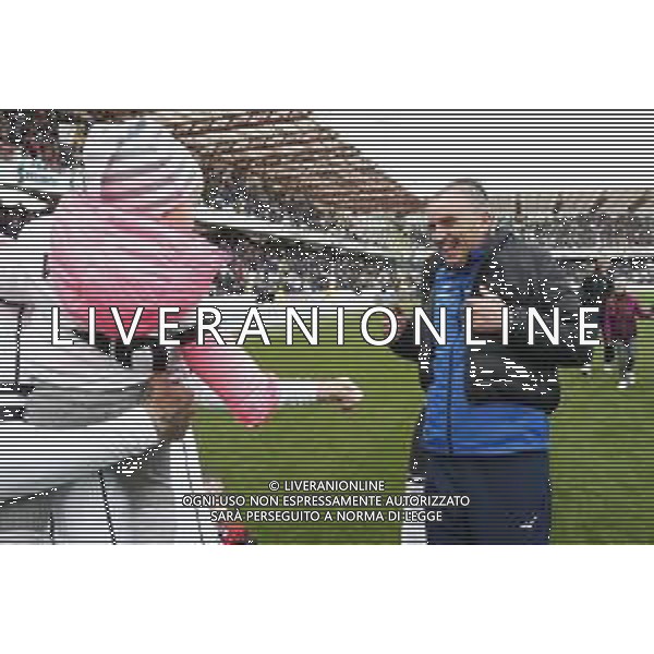 Cesena - Castelfidardo campionato di calcio serie D 28/04/2019 nella foto: Esultanza finale Allenatore Giuseppe Angelini (Cesena fc) ©Claudio Zamagni/Agenzia Aldo Liverani s.a.s. / AGENZIA ALDO LIVERANI SAS - Cesena - Castelfidardo campionato di calcio serie D 28.04.2019