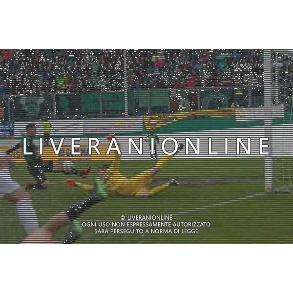 Calcio Serie C Gir.B: Pordenone Vs Giana Erminio, stadio Ottavio Bottecchia Pordenone (PN), 28 aprile 2019 azione di Candellone © ALESSIO MARINI / AGENZIA ALDO LIVERANI SAS