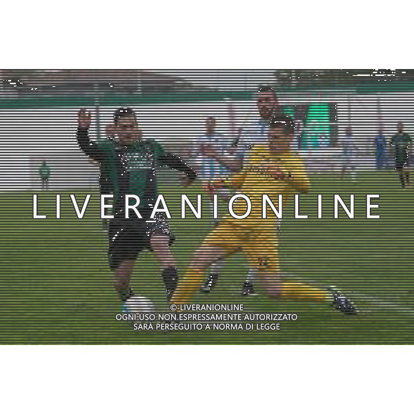 Calcio Serie C Gir.B: Pordenone Vs Giana Erminio, stadio Ottavio Bottecchia Pordenone (PN), 28 aprile 2019 azione di Candellone © ALESSIO MARINI / AGENZIA ALDO LIVERANI SAS