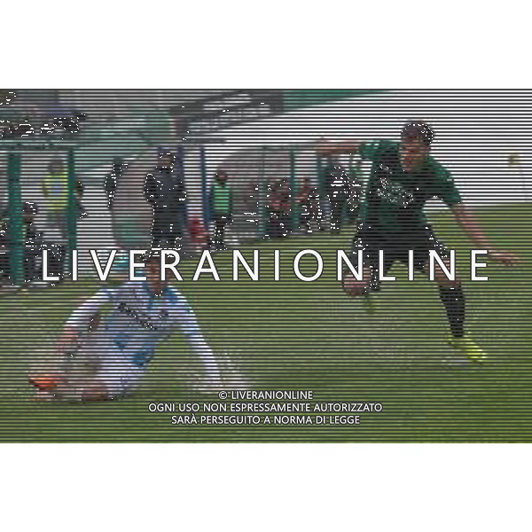 Calcio Serie C Gir.B: Pordenone Vs Giana Erminio, stadio Ottavio Bottecchia Pordenone (PN), 28 aprile 2019 azione di Giudici © ALESSIO MARINI / AGENZIA ALDO LIVERANI SAS