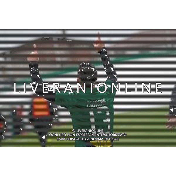 Calcio Serie C Gir.B: Pordenone Vs Giana Erminio, stadio Ottavio Bottecchia Pordenone (PN), 28 aprile 2019 esultanza dopo il gol di Ciurria © ALESSIO MARINI / AGENZIA ALDO LIVERANI SAS