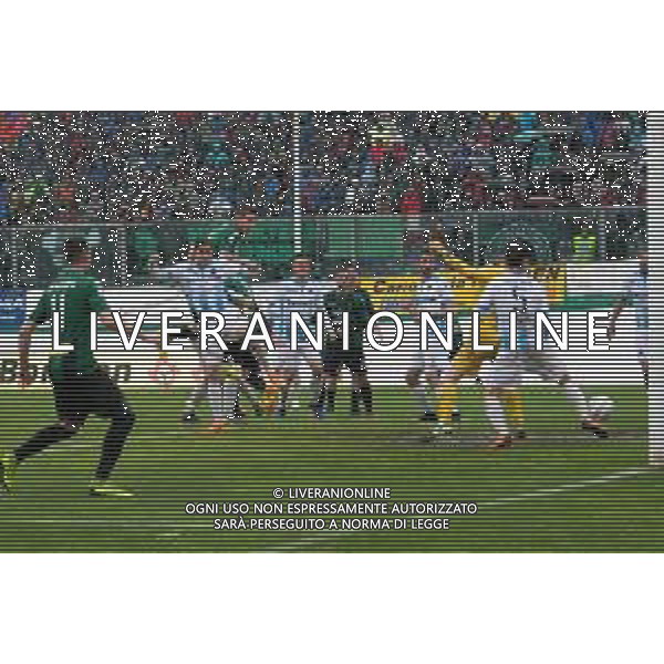 Calcio Serie C Gir.B: Pordenone Vs Giana Erminio, stadio Ottavio Bottecchia Pordenone (PN), 28 aprile 2019 il terzo gol del pordenone di Barison © ALESSIO MARINI / AGENZIA ALDO LIVERANI SAS