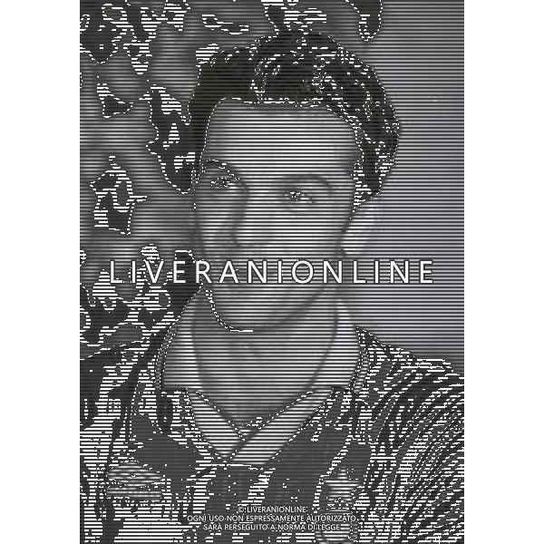 1995-1996 RETROSPETTIVA MARCO BRANCA CALCIATORE NELLA FOTO MARCO BRANCA CON LA MAGLIA DELL\'INTER AG ALDO LIVERANI SAS