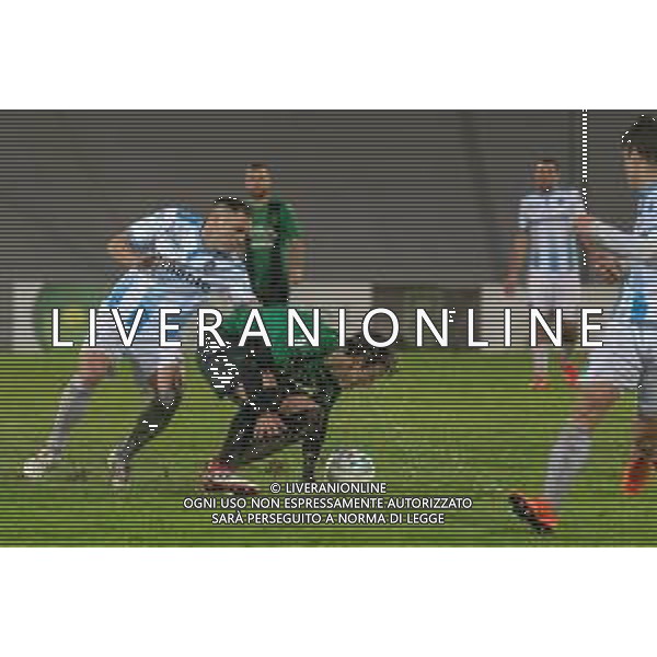Calcio Serie C Gir.B: Pordenone Vs Giana Erminio, stadio Ottavio Bottecchia Pordenone (PN), 28 aprile 2019 fallo su Candellone © Alessio Marini / AGENZIA ALDO LIVERANI SAS