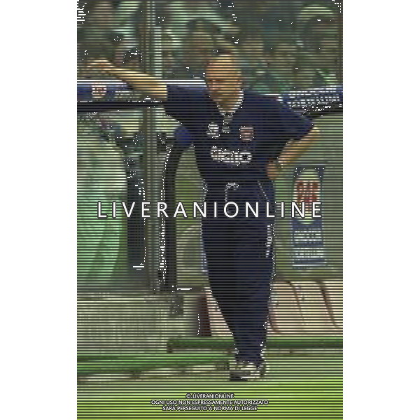 16-05-1999 BERGAMO-CAMPIONATO DI CALCIO SERIE B ATALANTA REGGIANA 0-0 NELLA FOTO FABIANO SPEGGIORN ALLENATORE REGGIANA CALCIO AG ALDO LIVERANI SAS