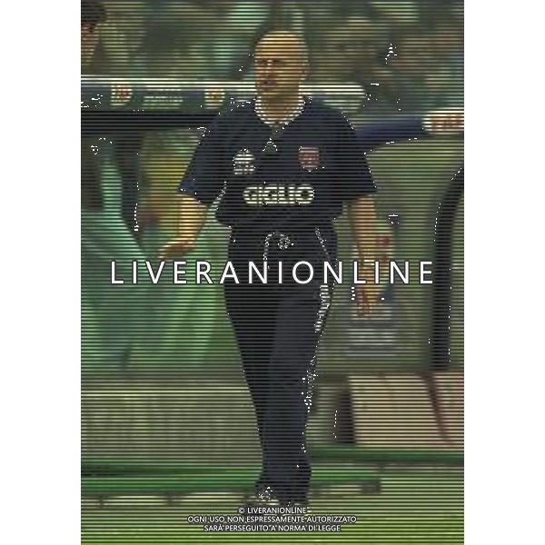 16-05-1999 BERGAMO-CAMPIONATO DI CALCIO SERIE B ATALANTA REGGIANA 0-0 NELLA FOTO FABIANO SPEGGIORN ALLENATORE REGGIANA CALCIO AG ALDO LIVERANI SAS