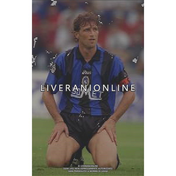 16-05-1999 BERGAMO-CAMPIONATO DI CALCIO SERIE B ATALANTA REGGIANA 0-0 NELLA FOTO MASSIMO CARRERA AG ALDO LIVERANI SAS