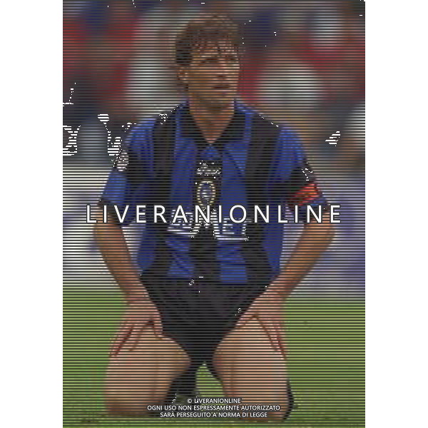 16-05-1999 BERGAMO-CAMPIONATO DI CALCIO SERIE B ATALANTA REGGIANA 0-0 NELLA FOTO MASSIMO CARRERA AG ALDO LIVERANI SAS