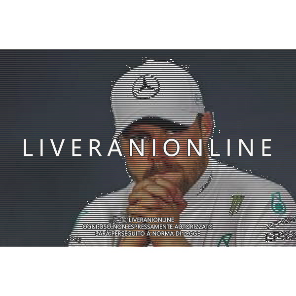 Race winner Valtteri Bottas (FIN) Mercedes AMG F1 in the post race FIA Press Conference. 28.04.2019. Formula 1 World Championship, Rd 4, Azerbaijan Grand Prix, Baku Street Circuit, Azerbaijan, Race Day. AG ALDO LIVERANI SAS-ONLY ITALY